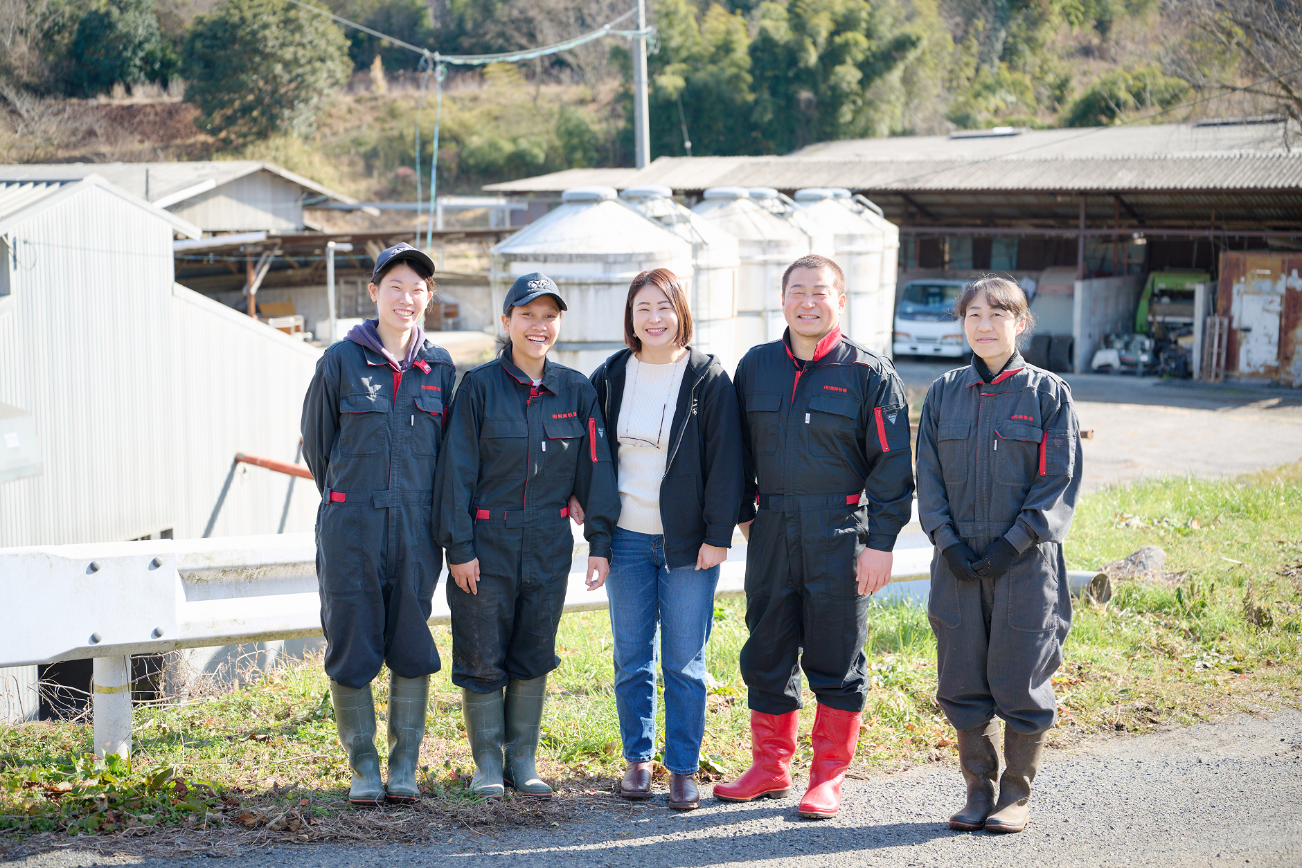 梶岡牧場のみなさん