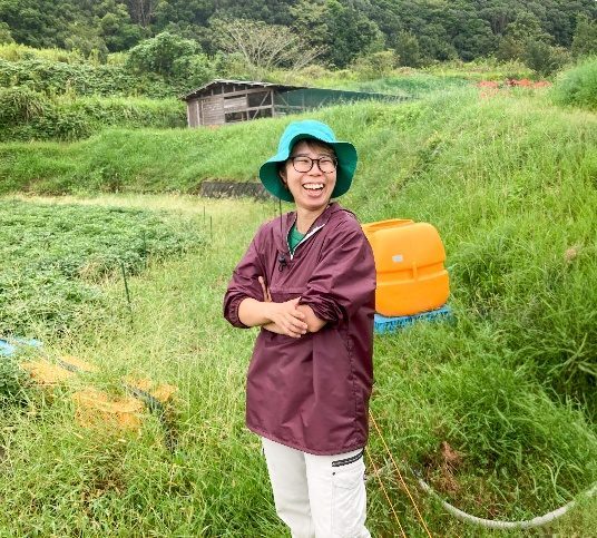 島ノ環ファームの三崎咲さん